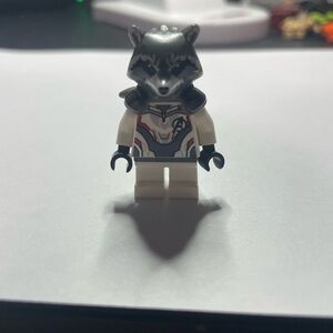 LEGO Minifigure Rocket Raccoon White Jumpsuit sh569 Marvel Super Heroes GOTG